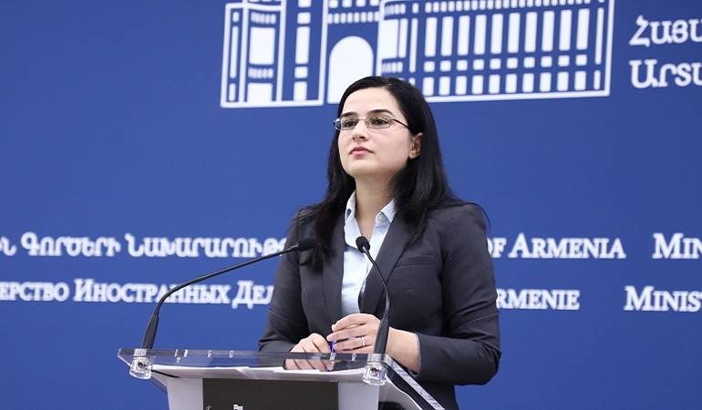 МИД Армении. Карабахский вопрос не может быть решен на уровне словесной перепалки