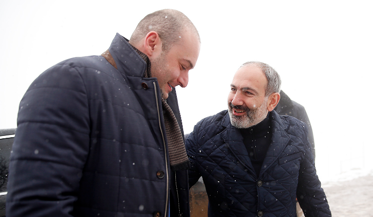 Премьеры Армении и Грузии встретились в Енокаване (видео)