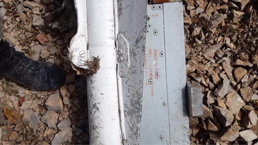 МО РА опубликовало фотографии фрагментов истребителя Су-25 ВВС Армении, сбитого истребителем F-16 ВВС Турции