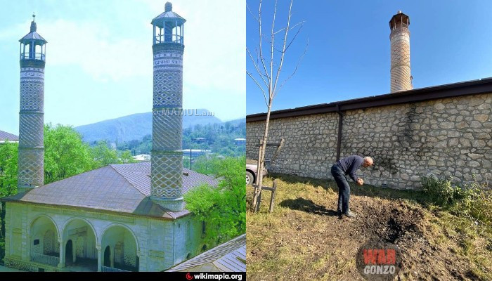 ВС Азербайджана обстреляли иранскую мечеть «Гоар ага»